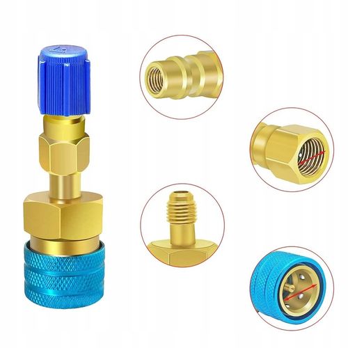 PRZEJŚCIÓWEK Z CZYNNIKA R1234YF NA R134A 2 SZT ZESTAW na Arena.pl