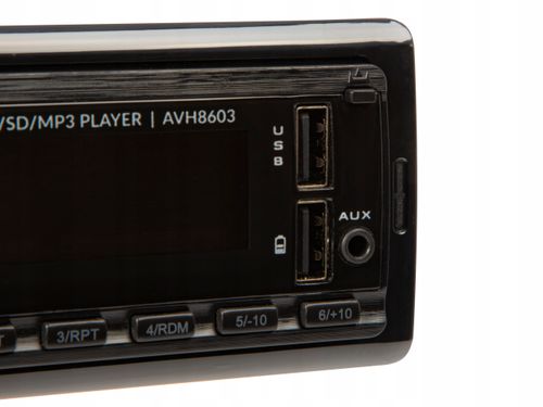 RADIO SAMOCHODOWE BLUETOOTH 1-DIN RDS USB AUX SD PILOT ODŁĄCZANY PANEL na Arena.pl