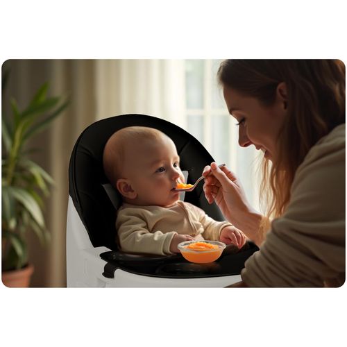 Krzesełko do karmienia Ricokids Mani czarne na Arena.pl