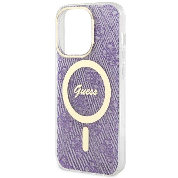 Etui Guess do iPhone 14 Pro, Fioletowy, MagSafe zdjęcie 6