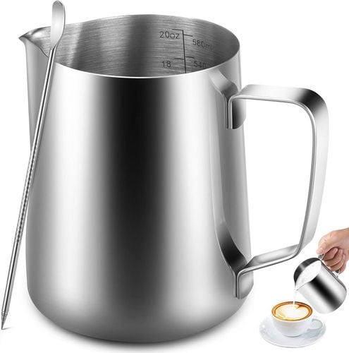 Dzbanek do spieniania mleka 600ml i latte art pen na Arena.pl