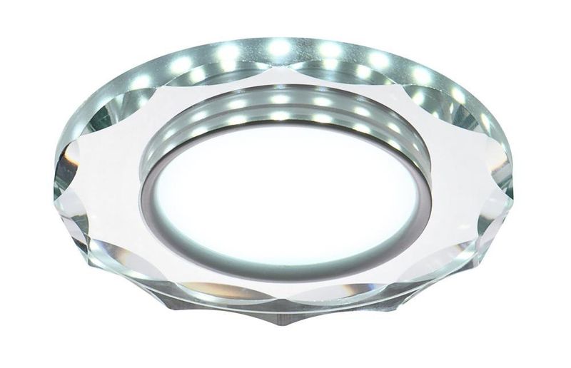 SSP-25 CH/TR+WH 8W LED 230V ring LED biały opr. strop. stała okrągła szlif zdjęcie 1