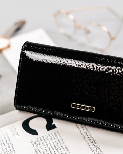 duży portfel damski ze skóry naturalnej na zatrzask - 4u cavaldi na Arena.pl