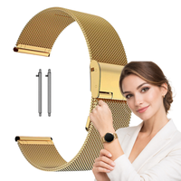 Pasek do Maxcom FW58 Vanad Pro metalowy bransoleta opaska złoty mocny 20mm