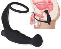 Masażer Prostaty Z Pierścieniem 10 Funkcji