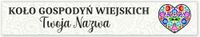 BANER plandeka 300x50 cm z oczkami Logo Koło Gospodyń Wiejskich KGW reklama