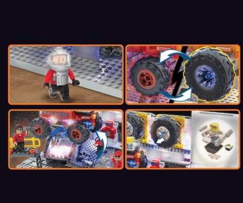 Laser Pegs Świecące Klocki Rally Garage Aleja Serwisowa 600El. 18205 na Arena.pl