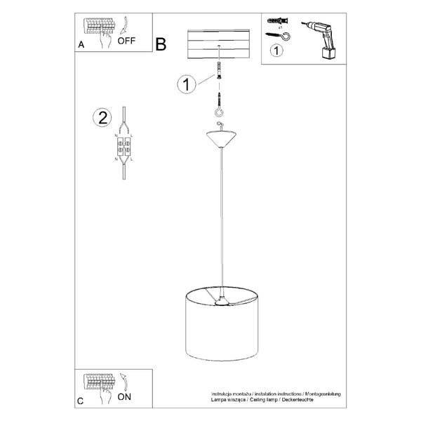 Lampa wisząca NOVA 30 czarna zdjęcie 9