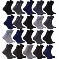 20 par SKARPETY MĘSKIE SKARPETKI BAWEŁNIANE 43/46