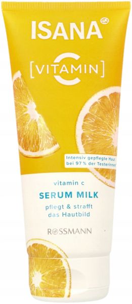 ISANA VITAMIN C MLECZKO DO CIAŁA 200 ML zdjęcie 1