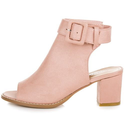 Różowe botki peep toe r.38 na Arena.pl