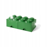 LEGO 40061734 Pojemnik na klocki Nia Zabawki z szufladami 4x2 zielony