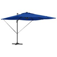 Parasol plażowy lazurowy błękit 286 x 285 x 270 cm Aluminium