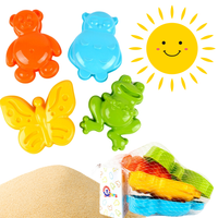 Foremki Do Piasku Zwierzątka Zestaw Do Zabawy Na Plaży W Piaskownicy  6757