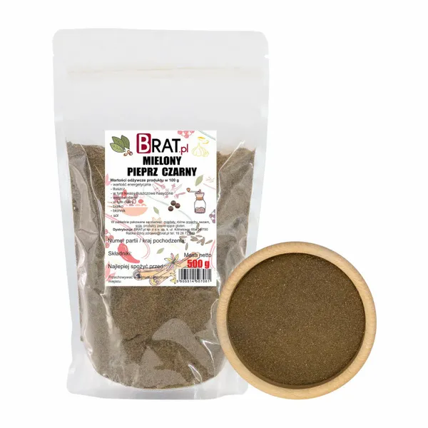 Pieprz czarny mielony 500g zdjęcie 1