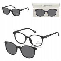 2w1 Okulary Plusy do CZYTANIA z NAKŁADKĄ PRZECIWSŁONECZNĄ z Polaryzacją