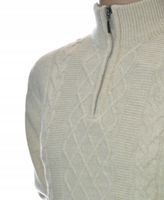 Ciepły wełniany sweter męski ze stójką z półgolfem półgolf na zamek M