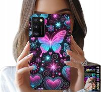 ETUI DO XIAOMI POCO M3 - KOLOROWY MOTYLEK SERCE MODNE WZORY CASE