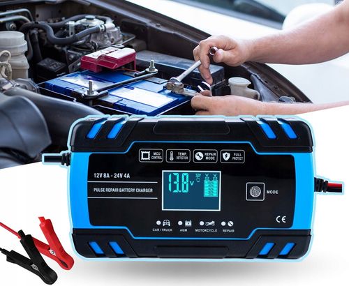 PROSTOWNIK ŁADOWARKA DO AKUMULATORA LCD 12V 8A na Arena.pl