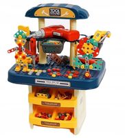 Warsztat DLA CHŁOPCA Majsterkowicz budowniczy ZESTAW wiertarka 246el (W031)