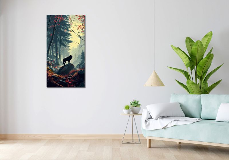 Obraz 50x100cm Leśne Echa zdjęcie 2