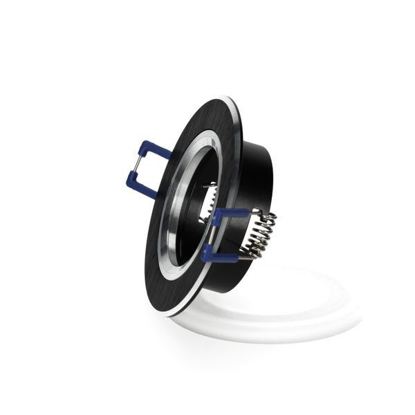 Okrągły pierścień ozdobny do opraw LUMO3 CZARNY zdjęcie 4