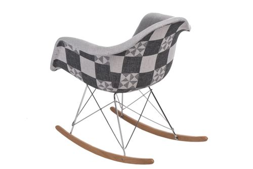 Krzesło P018 RAR Pattern szare/patchwork na Arena.pl