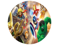 Opłatek na tort Lego Avengers