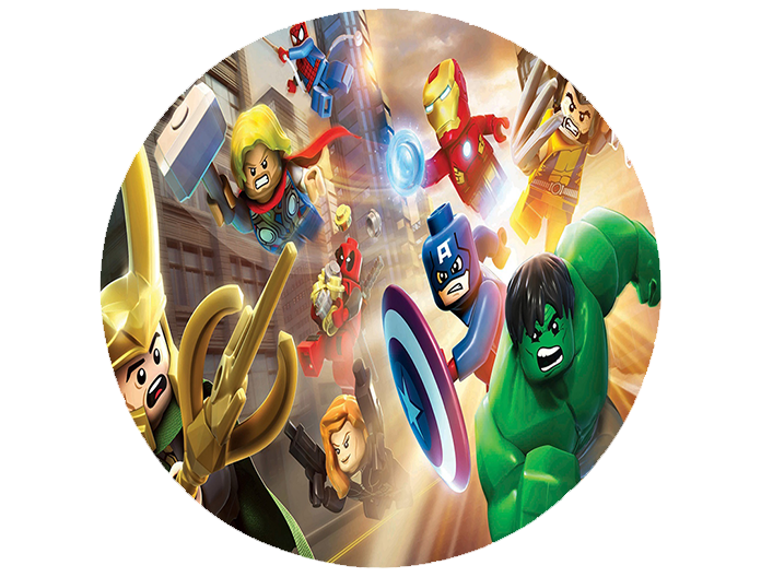 Opłatek na tort Lego Avengers zdjęcie 1