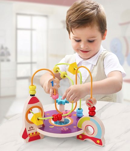 drewniany labirytn rakieta jhtoy-409 na Arena.pl