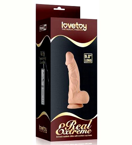 Duże realistyczne dildo 23 cm zdjęcie 3