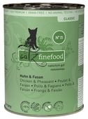 Karma dla kota bez sztucznych dodatków Catz Finefood KURCZAK i BAŻANT 400g