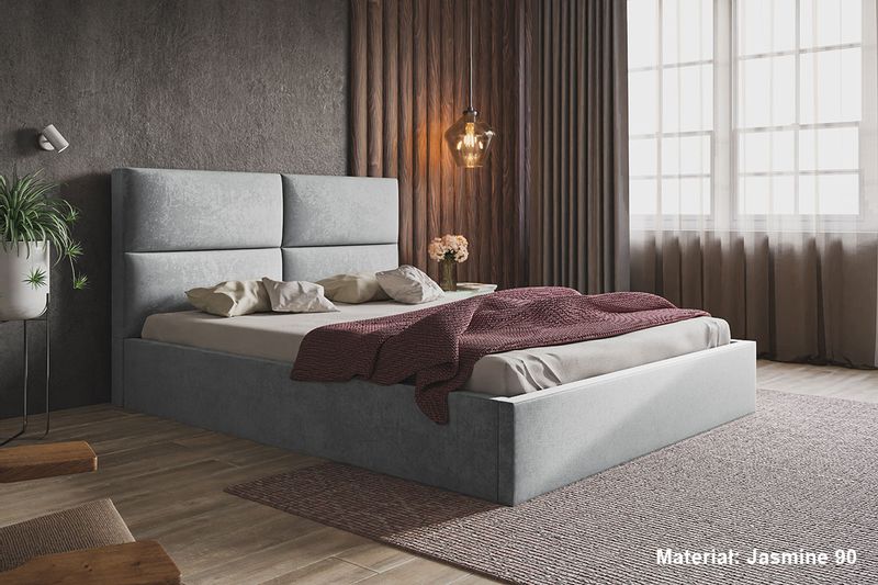 Łóżko Slim 6 tapicerowane 180x200 stelaż pojemnik zdjęcie 2