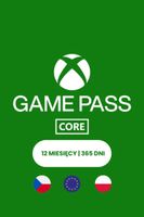 XBOX GAME PASS CORE ESSENTIALS 12 MIESIĘCY 365 DNI BEZ VPN - AUTOMAT 24/7