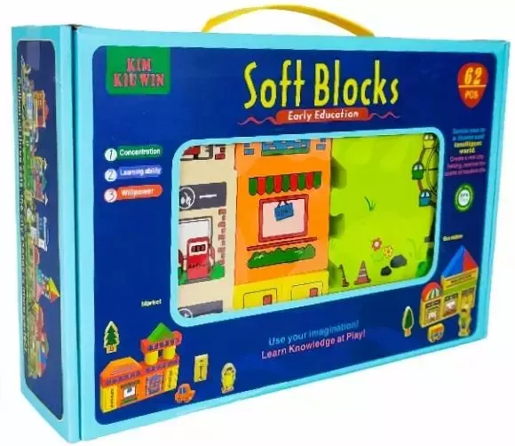 Klocki piankowe 108szt zdjęcie 1