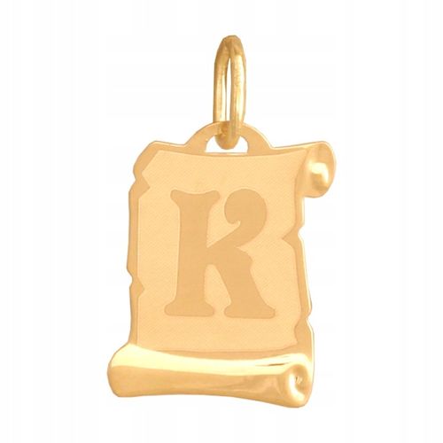 ZAWIESZKA ZŁOTA 585 LITERKA A B C D E F G H I J K L M N O P R S T U W Z na Arena.pl