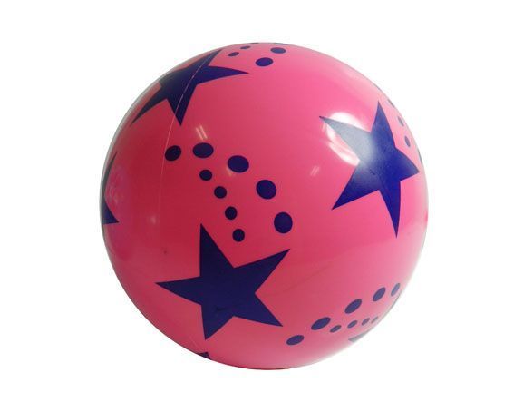 Piłka w gwiazdki 23 cm zdjęcie 1