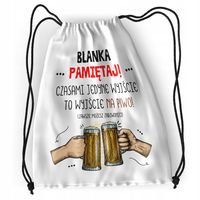 Plecak Dla Blanki Sportowy Szkolny Worek Torba Z Nadrukiem Ze Zdjęciem