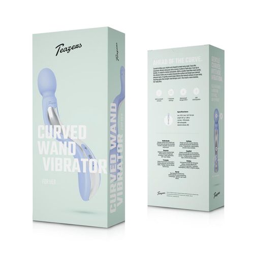 Teazers – Curved Wand Vibrator – Lavender na Arena.pl