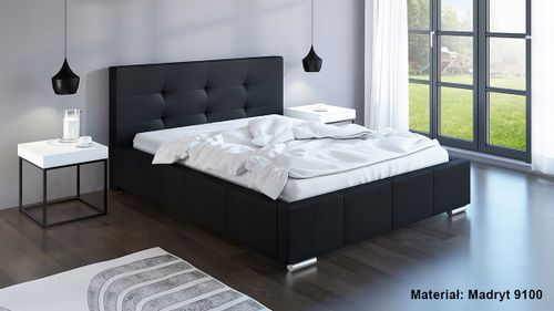 Tapicerowane łóżko B5 120x200 stelaż pojemnik HIT na Arena.pl