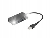 NATEC MOTH HUB USB 3.0 4 PORTY CZARNY