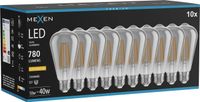 MEXEN VINTIS 10X ŻARÓWKA FILAMENT LED E27 ST64 10W 2200K 780 LM SMOKE