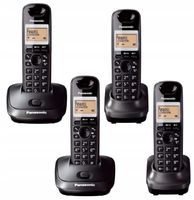 TELEFON DECT PANASONIC KX-TG 2512 2511 4 SŁUCHAWKI