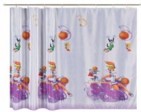 Firanka dziecięca KOSMICZNY MECZ Królik Bugs KRESKÓWKA 310x150 TAŚMA