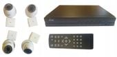 zestaw monitoringu 4 kamery + rejestrator evos 1.3