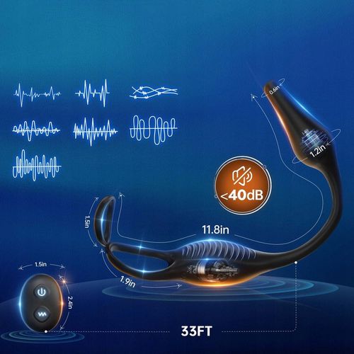 Masażer prostaty Cock Ring 7 trybów wibracji na Arena.pl