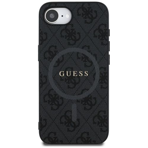 Etui Guess 4G Ring Classic Logo MagSafe do iPhone 16e czarny na Arena.pl