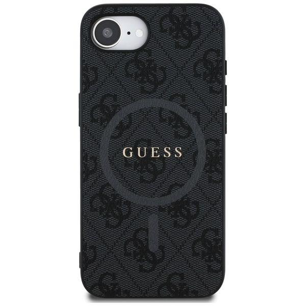 Etui Guess 4G Ring Classic Logo MagSafe do iPhone 16e czarny zdjęcie 3