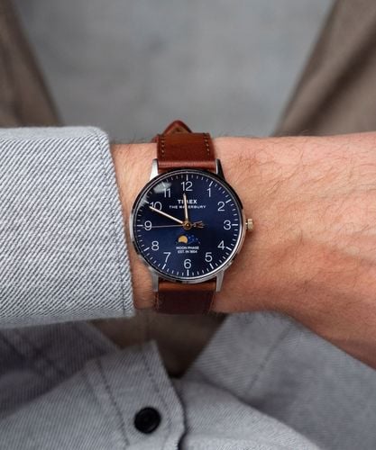Zegarek Męski Timex TW2W75600 brązowy pasek na Arena.pl