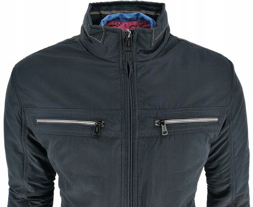 KURTKA MĘSKA PRZEJŚCIOWA PROSTA CIEMNA 3717 M na Arena.pl